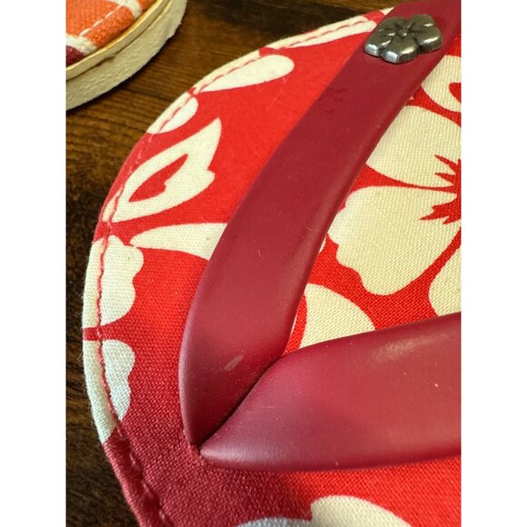 CarrieandCo Flip Flop Drink Coasters - Set Of 3 Flip Flop Drinkwear For Glasses - Picture 10 of 13